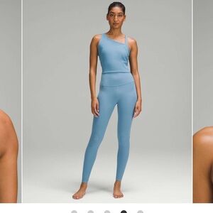 lululemon athletica Blue Crop Top